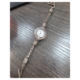 Brighton Silver-Tone Womens Wristwatch