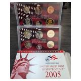 2005 United States Mint Silver Proof Set