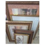 Framed Artworks in Various Mediums