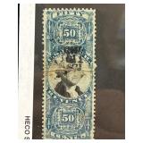1871 U.S. 2nd Series $0.50 Revenue Stamp