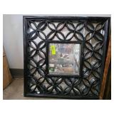 Black Framed Decorative Wall Mirror