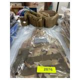 Camouflage Tactical Sling Bag With Accessory Belt