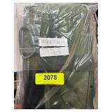 Green Fabric Storage Pouch with Carabiner