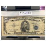 1953A $5 Silver Certificate Note