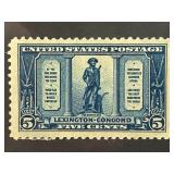 1925 Lexington-Concord 5-Cent Stamp