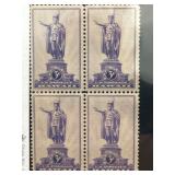 1937 Hawaii Issue US Stamp Block of 4