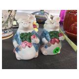 Fitz & Floyd Pig Salt and Pepper Shakers