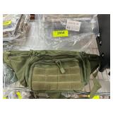 Green Tactical Waist Pack with Multiple Compartmen