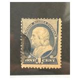 1887 US Scott #212 One-Cent Benjamin Franklin Stam