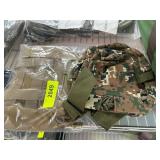 Two Tactical Pouches, Camo and Tan