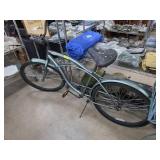 Green Single-Speed Cruiser Bicycle