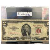 1953A $2 Red Seal United States Note