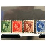 1936 Great Britain Edward VIII Stamp Set (4)