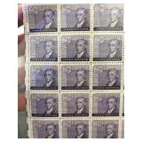 James Monroe 3-Cent Stamp Sheet
