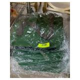 Green Canvas Tote Bags with Handles