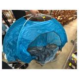 Blue Pop-Up Tent with Carrying Strap