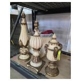 Three Ornate Decorative Pieces