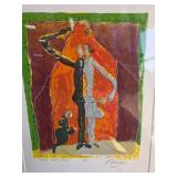 Framed Signed Print ï¿½Sealed with a Kissï¿½