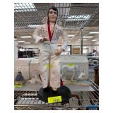 Collectible Elvis Presley Figurine in White Costum