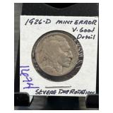 1926-D Mint Error Buffalo Nickel