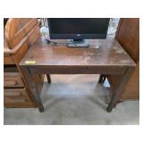 Wooden Desk with Single Drawer