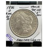 1886-O Morgan Dollar VAM-1A E Reverse