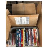 DVDs, CDs, and VHS Tapes Collection