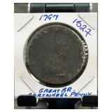 1797 Great Britain Cartwheel Penny