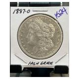 1887-O Morgan Silver Dollar Coin