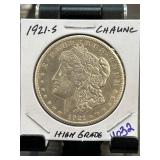 1921-S Morgan Silver Dollar High Grade