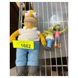 Homer Simpson and Zombie Figures