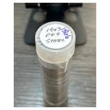 1943 PDS Steel Pennies in Tube