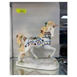 Princeton Gallery 2003 Christmas Unicorn Figurine