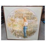 Original 4ft x 4ft Canvas Painting with Signature