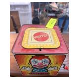 Mattel Jack-in-the-Box Toy with Clown Design