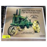 John Deere 1933 Wide-Tread Metal Sign