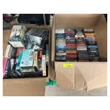 VHS Movies in Two Boxes