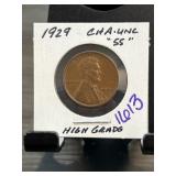 1929 Lincoln Wheat Cent " High Grade