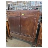 Wooden Cabinet with Drawers and Doors