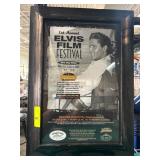Framed Poster for 1st Annual Elvis Film Festival