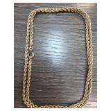 Gold-Filled Rope Chain Necklace