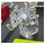 Swarovski Crystal Elephant Figurine