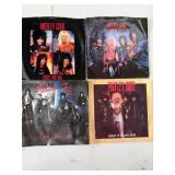 Four Motley Crue Vinyl Record Covers