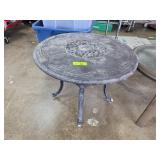 Ornate Outdoor Metal Table