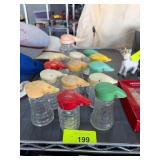 Gemco Glass Salt and Pepper Shakers