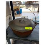 Cast Iron Dutch Oven with Lid and Handle