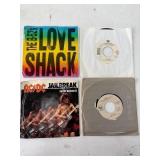 45 RPM Vinyl Records With Sleeves