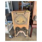 Early Century Floor Model Radio Cabinet