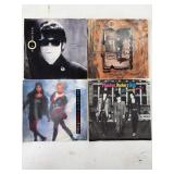 4 Vinyl Record Sleeves Featuring Various Artists