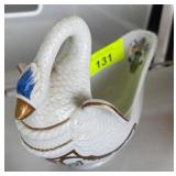 Porcelain Swan-Shaped Elizabeth Arden